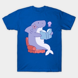 Shark Reading T-Shirt